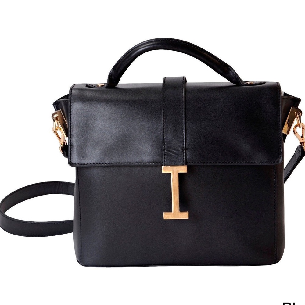 Isaac Mizrahi LIZ Genuine Leather Camera Satchel